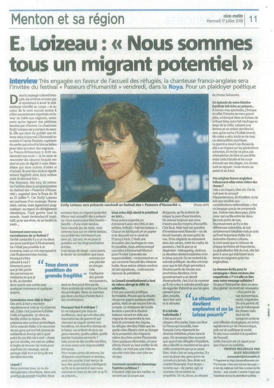 Nice Matin 17 juillet 19 P. 11